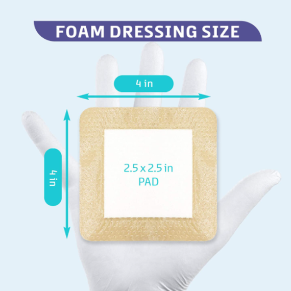 silicone foam dressing