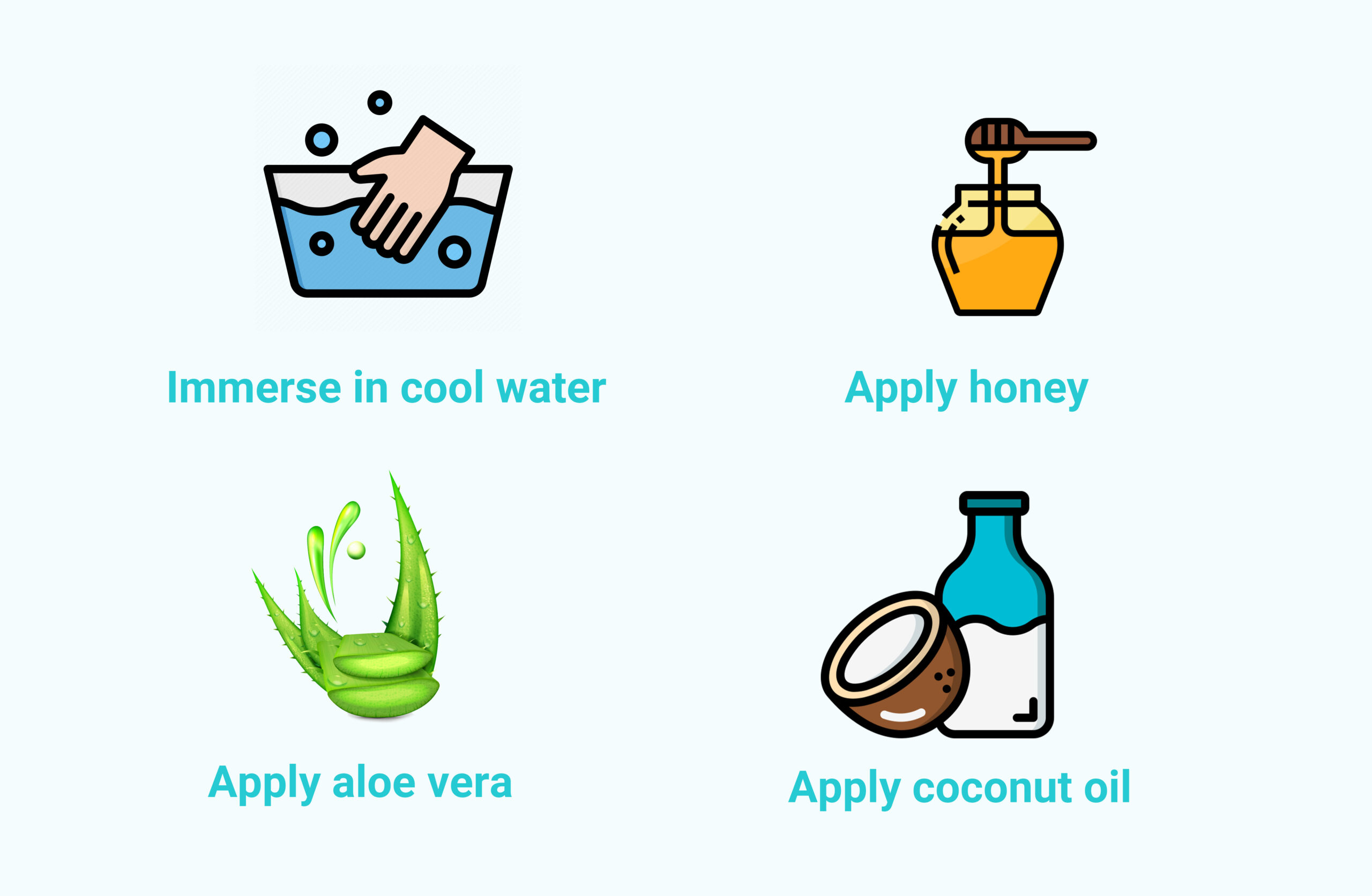 Home remedies for burns